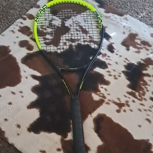 HEAD Tennis Racket with Bold Red Accents